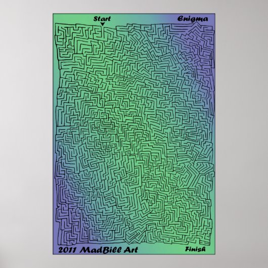 Enigma Maze Poster (Vorne)