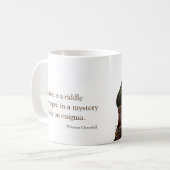 Enigma Russia St. Basil's Cathedral Churchill Tass Kaffeetasse (Vorderseite Links)