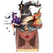 Enigmatic Beauty Poster