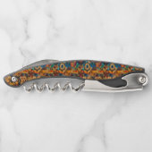 Enigmatic Black "Inherited Artistry" Luxury Corksc Kellnermesser (Rückseite)