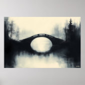 Enigmatic Bridge Park Inn Bridge Poster (Vorne)