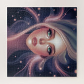 Enigmatic Emerald Eyes Goddess Puzzle (Horizontal)