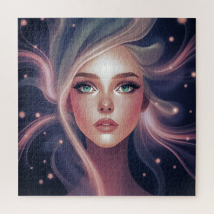 Enigmatic Emerald Eyes Goddess Puzzle