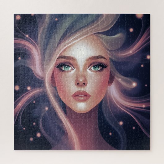 Enigmatic Emerald Eyes Goddess Puzzle (Vertikal)