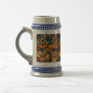 Enigmatic Indigo "Inherited Artistry" 650ml Stein Bierglas