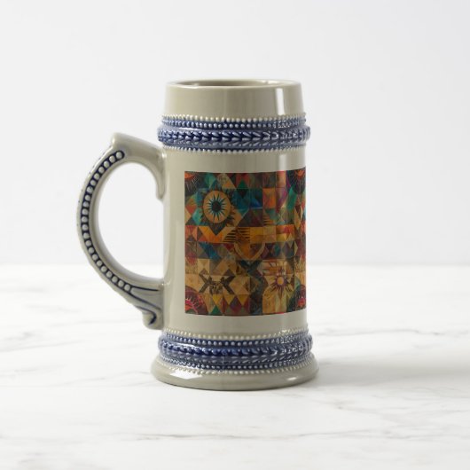 Enigmatic Indigo "Inherited Artistry" 650ml Stein Bierglas (Links)
