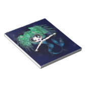 Enigmatic Kawaii Mermaid Girls Notizblock (angewinkelt)