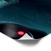 Enigmatic Night Wanderer Poster (Ecke)