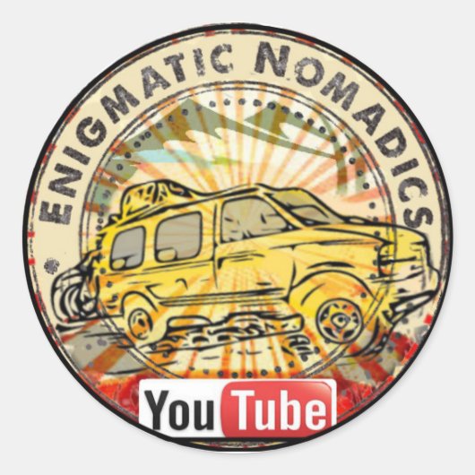 Enigmatic Nomadics Sticker (Vorderseite)