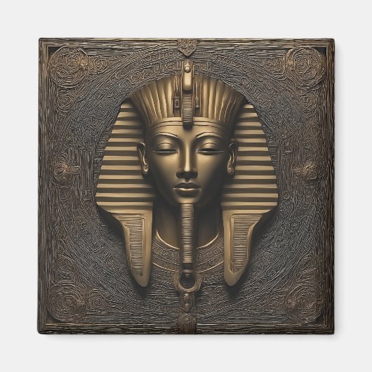 Enigmatic Pharaoh Magnet - Metallische Elegance (Vorne)