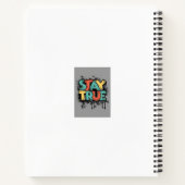 Enigmatic Whirl: Notebook mit unendlicher Inspirat Notizblock (Rückseite)