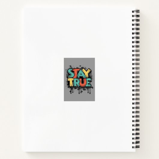 Enigmatic Whirl: Notebook mit unendlicher Inspirat Notizblock (Rückseite)