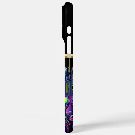 Enigmatische extraterrestrische Figur Case-Mate iPhone Hülle (Rückseite / Links)