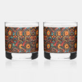 Enigmatischer Cobalt "Zeitlose Vorgeschichte" 12oz Whiskyglas (Rechts)