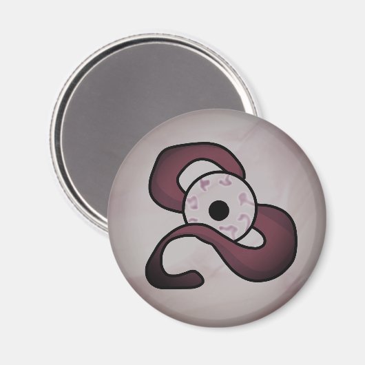 Enigmatisches Auge Magnet (Vorderseite/Rückseite)