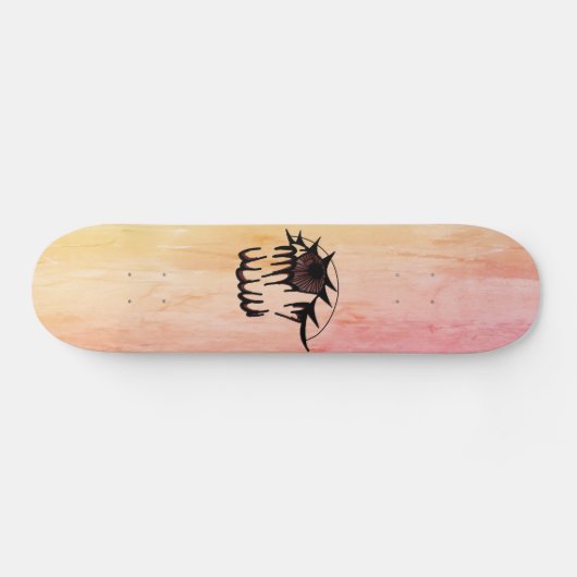 Enigmatisches Auge Skateboard (Horizontal)