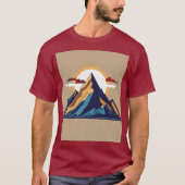 "Énigme Moderne : T-shirt Graphique pour Homme" (Vorderseite)