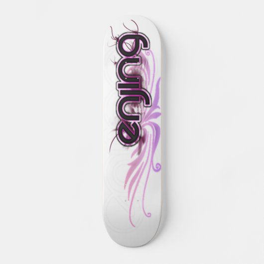 Enjing Brett: Rosa für die Damen Skateboard (Vorderseite)