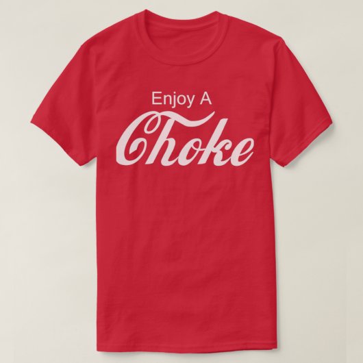 Enjoy A Choke Funny Jiu Jitsu MMA 3 T-Shirt (Design vorne)