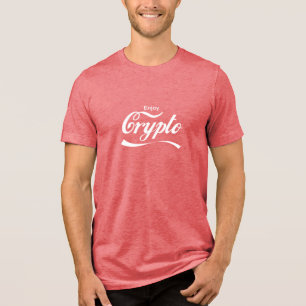 Enjoy Crypto Parodie T-Shirt Tri-Blend Shirt