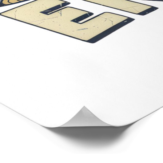 “Enjoy – Cute Pets Playing Musical Instruments Poster (Ecke)