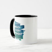 Enjoy Every Moment – Inspirational Mug Design Tasse (Vorderseite Links)