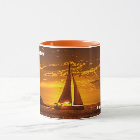 Enjoy Every Sunset - MARINA DEL REY, CA Mug Tasse (Zentrum)