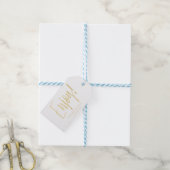 "Enjoy" Goldkalligrafie-Gastgeschenk Hochzeit Geschenkanhänger (Mit Garn)