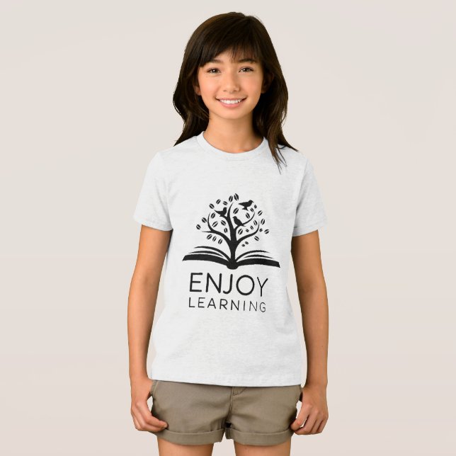 ENJOY LEARNING Tri-Blend SHIRT (Vorderseite Voll)