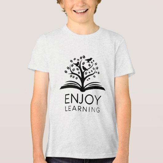ENJOY LEARNING Tri-Blend SHIRT (Vorderseite)
