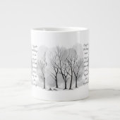 Enjoy Little Things Inspirational Life Quote Jumbo-Tasse (Vorderseite)