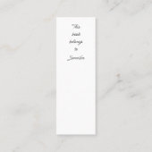 Enjoy Little Things Inspirational Life Quote  Mini Visitenkarte (Rückseite)