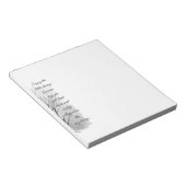 Enjoy Little Things Inspirational Life Quote Notizblock (angewinkelt)