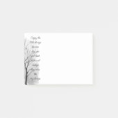 Enjoy Little Things Inspirational Life Quote Post-it Klebezettel (Vorderseite)