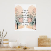 Enjoy Little Things Inspirational Life Quote Poster (Küche)