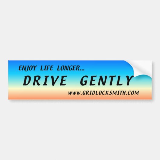 ENJOY-LL+D-GENTLY AUTOAUFKLEBER (Vorne)