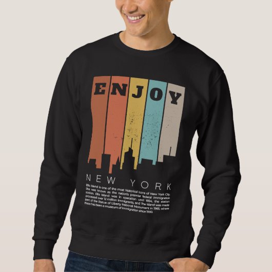 Enjoy New York Vintage Sweatshirt (Vorderseite)