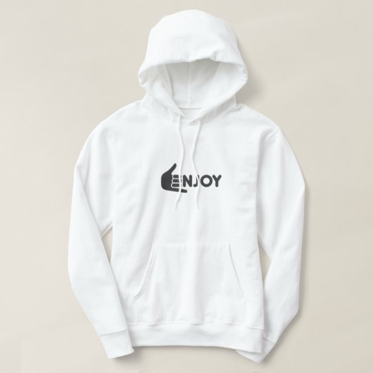 Enjoy T-Shirt Hoodie (Design vorne)