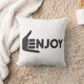 Enjoy T-Shirt Kissen (Decke)