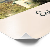 Enjoy the Alps - Chamonix France Botanical Landsca Fotodruck (Ecke)