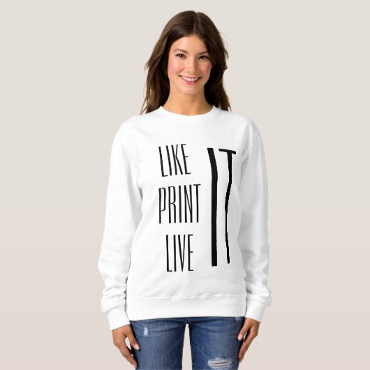 Enjoy the life sweatshirt (Vorne ganz)
