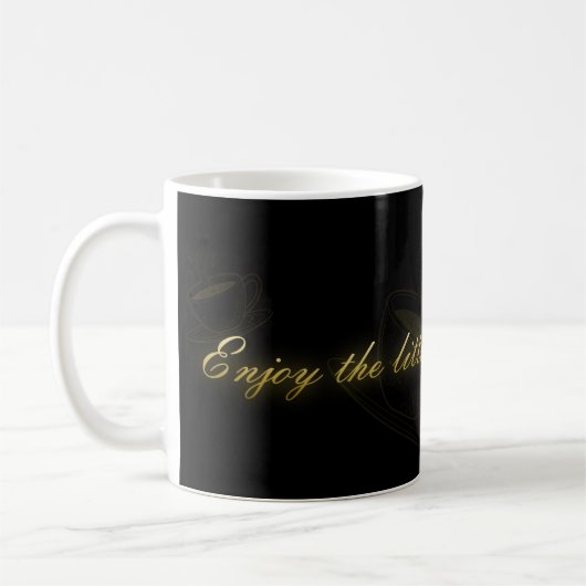 Enjoy The Little Things Coffee Mug Kaffeetasse (Links)