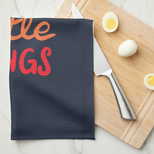 Enjoy the little things geschirrtuch (Viertel Falte)