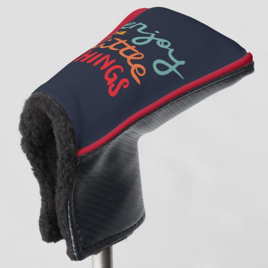 Enjoy the little things golf headcover (3/4 Vorderseite)