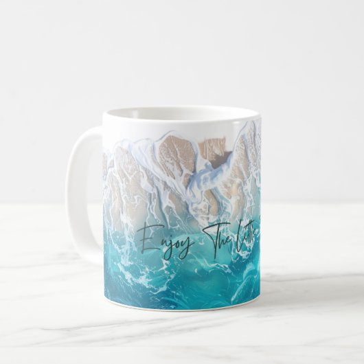 Enjoy the Little Things Ocean Mug Kaffeetasse (Vorderseite Links)