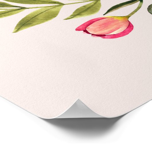 Enjoy the little Things Typografie Poster (Ecke)