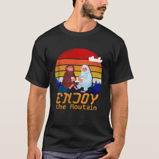 Enjoy the mountain in the happy mountain day T-Shirt (Vorderseite)