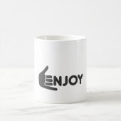 Enjoy the Now • Pure Enjoyment • Enjoy Every Momen Kaffeetasse (Mittel)