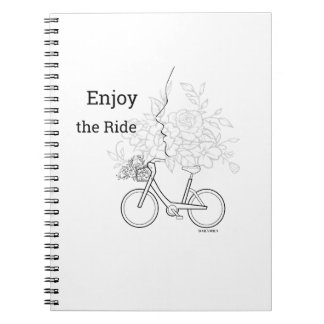  Enjoy the Ride: Minimalist DAILYMIEN  Notebook  Notizblock