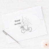  Enjoy the Ride: Minimalist DAILYMIEN  Sticker  (Umschlag)